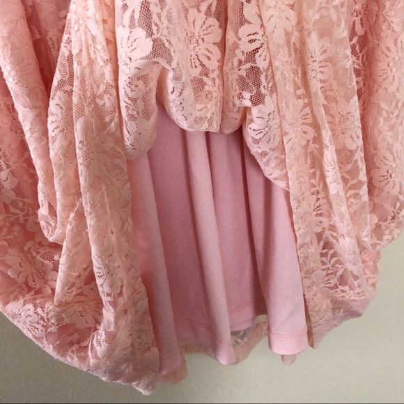 Vintage y2k Rue 21 Pink Lace Mini Dress Women’s Size Small - Picture 5 of 9